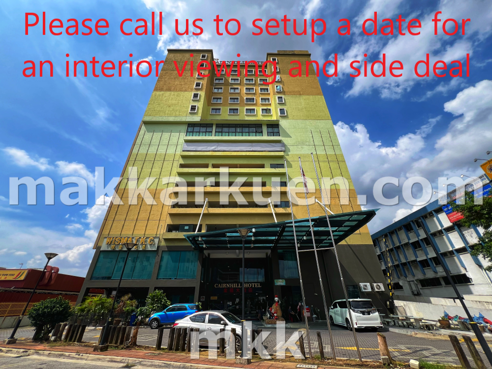13 Storey Budget Hotel for Auction at Jalan Ipoh