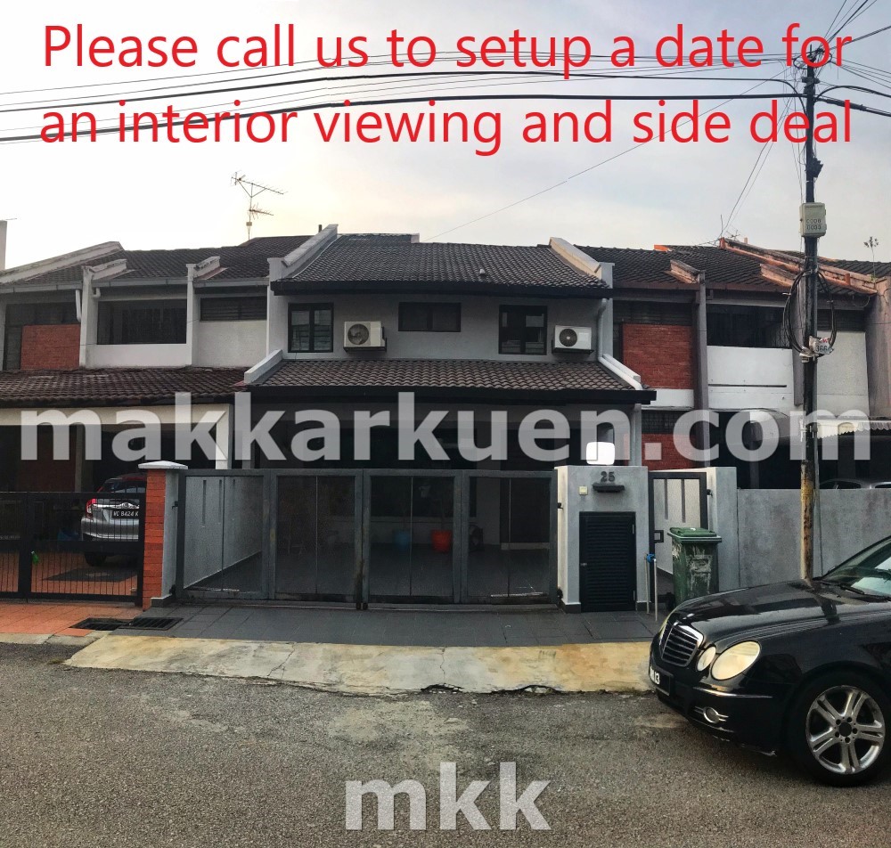 2 Storey Terrace House for Auction at Damansara Heights